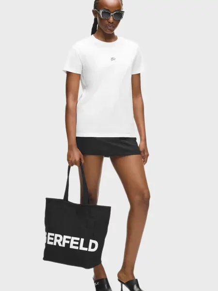 Футболка Karl Lagerfeld біла