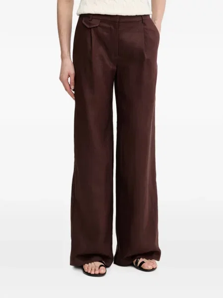 Pantaloni Bardot maro