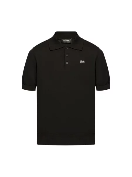 Koszulka polo Dsquared2 czarna
