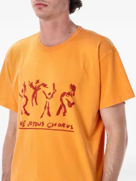Marškinėliai Vans apvaliu kaklu oranžinė