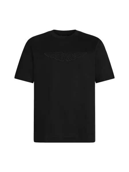 BOSS Tričko C-Taut / melírovaná čierna