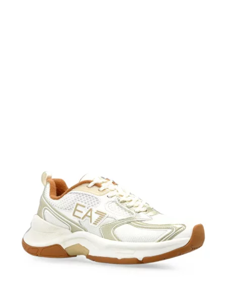 Sneakers Ea7 Emporio Armani με αυτόγραφο λευκό