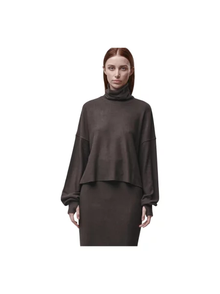 Sweter Thom Krom brązowy