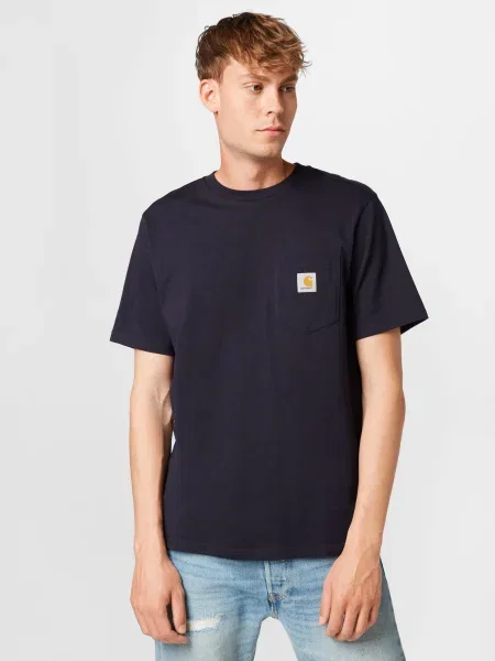 Carhartt WIP Tricou bleumarin galben alb