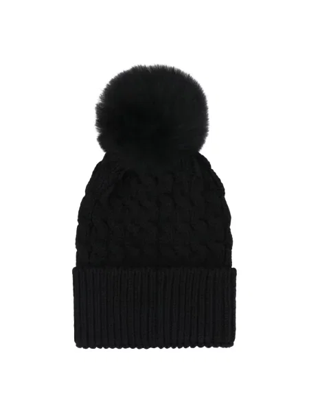 Czapka Moncler czarna