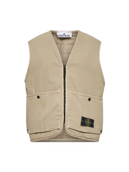 Kamizelka Stone Island z kamieniami beżowa