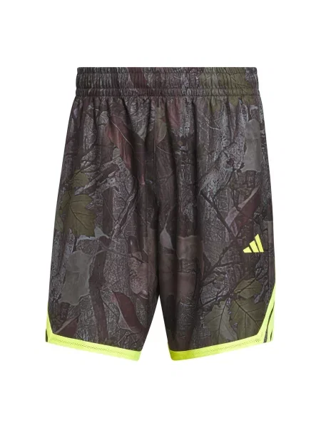 ADIDAS PERFORMANCE Παντελόνι φόρμας ADIDAS CRAZY LITE CAMO AOP κίτρινο / αποχρώσεις λάσπης / έλατο μαύρο