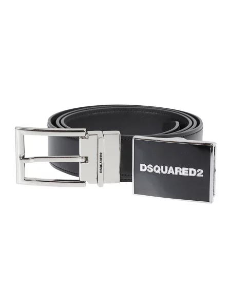 Pasek Dsquared2 z paskiem czarny