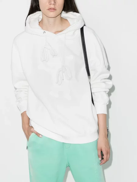 Hoodie We11done λευκό