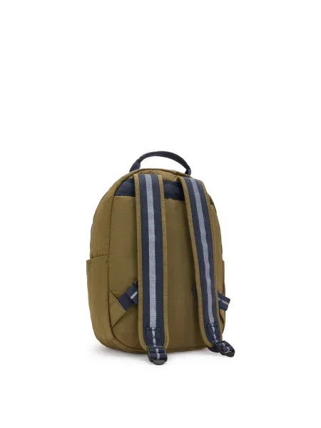 KIPLING Rucsac Seoul bleumarin kaki