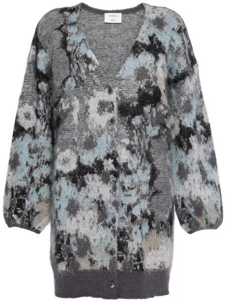 Cardigan Onefifteen tricotate gri