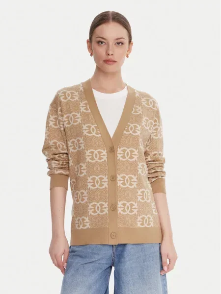 PINKO Kardigán Half Breed bézs