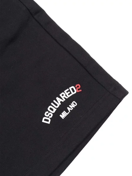 Szorty dziecięce Dsquared2 czarne