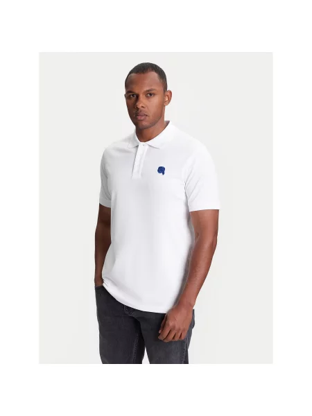 KARL LAGERFELD Polo marškinėliai Regular Fit balta