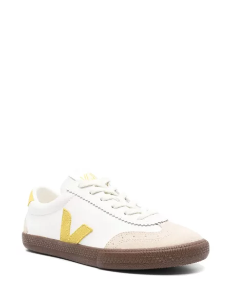 Sneakerși Veja Volley din piele alb