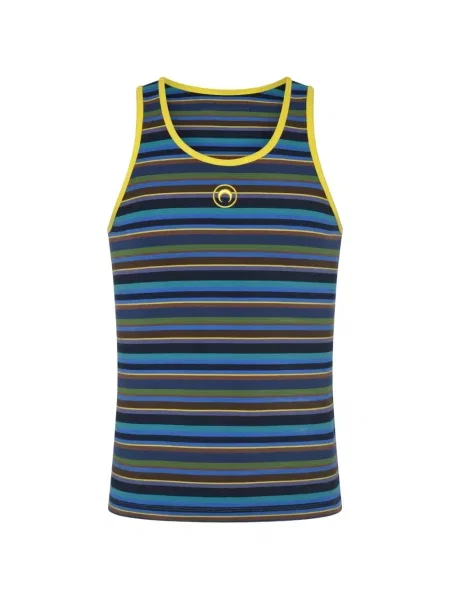 Cămașă Marine Serre cu dungi cu autograf albastru