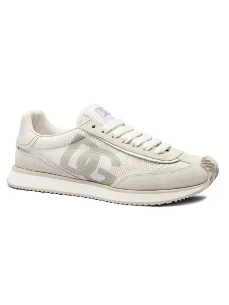 Dolce & Gabbana Sneakers DG CUSHION | piele întoarsă alb