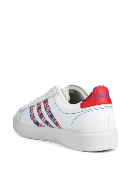 Lung papuci Adidas cu mâneci lungi cu dungi albastru