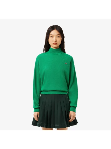 Lacoste светр Relaxed Fit зелений