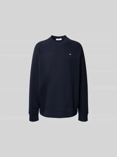 Bluza o kroju oversized ze stójką Wood Wood granatowa