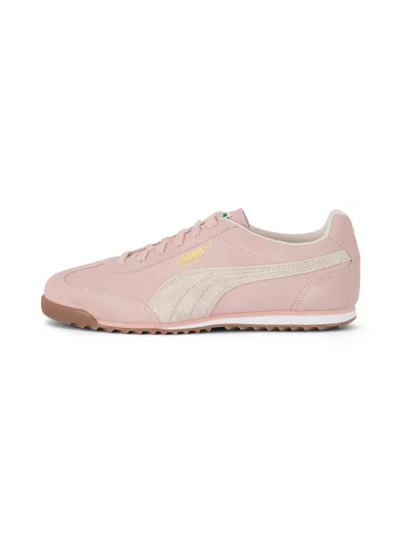 Sneakersy Arizona z zamszu różowe