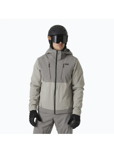 Férfi sí dzseki Helly Hansen Alpha beton. Méret: M szürke