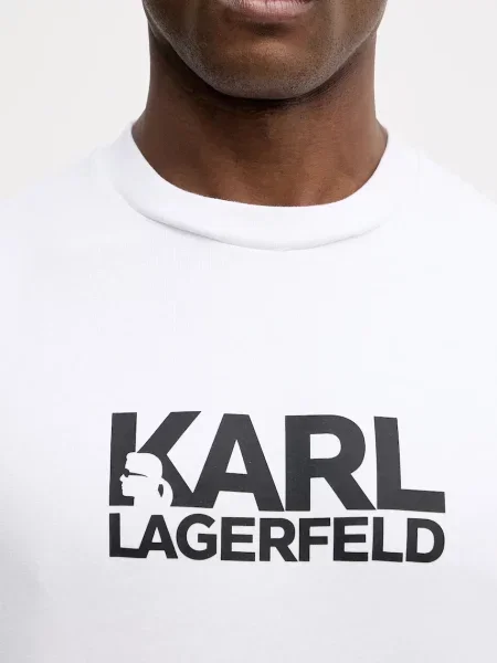 Свитер Karl Lagerfeld с принтом белый