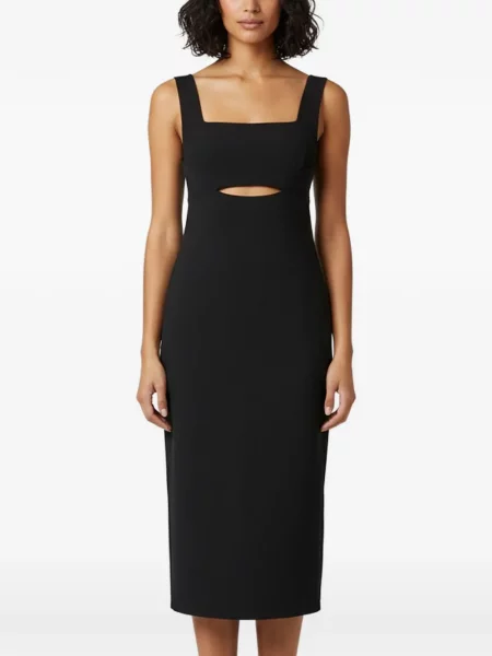 Rochie midi Victoria Beckham negru