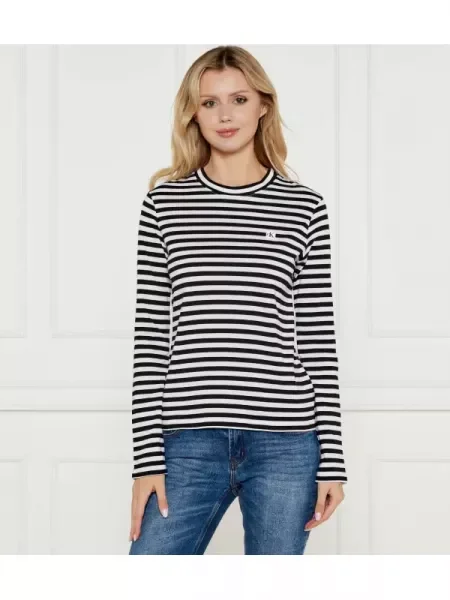 CALVIN KLEIN JEANS Bluză EMBRO negru