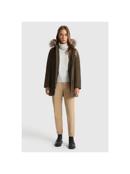 Parka Woolrich zielona
