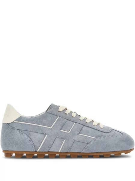 Sneakersy Hogan zamszowe niebieskie