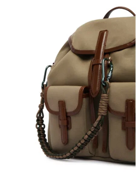 Ruksak Weekend Max Mara Popoli Kaki zelena