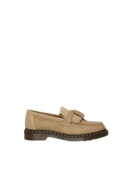 Półbuty Dr. Martens skórzane beżowe