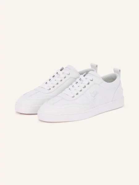 Christian Louboutin Trampki Retero weiss białe