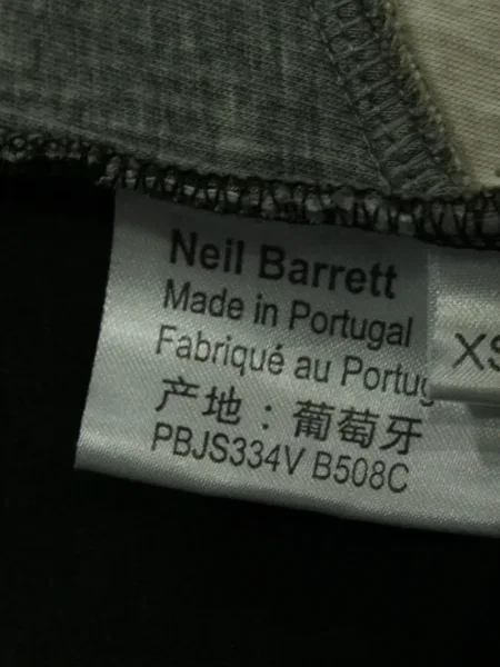 Hanorac Neil Barrett cu imprimeu geometric verde