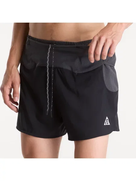 Šortky Nike ACG "Second Sunrise" Dri-FIT ADV 5" Brief-Lined Shorts Black/ Anthracite/ Summit White L bílé