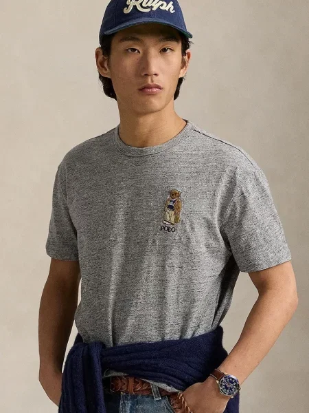 Тениска Polo Ralph Lauren сиво