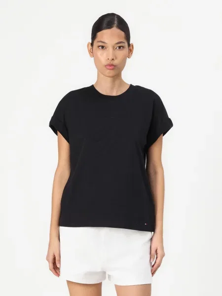 TOMMY HILFIGER Tricou negru