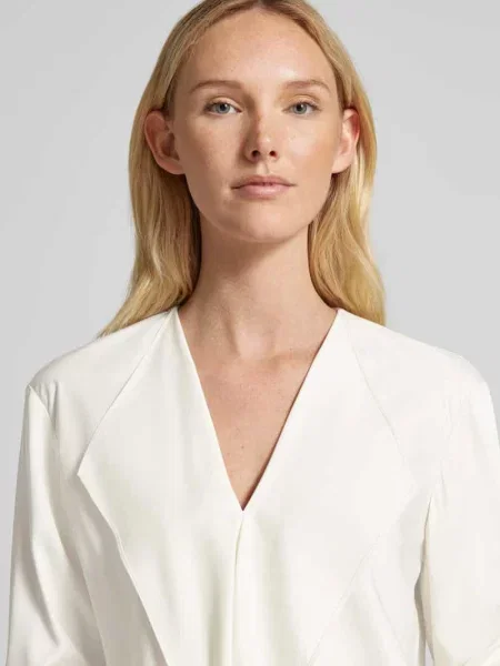Calvin Klein Bluzka Z Satyny gruen biała