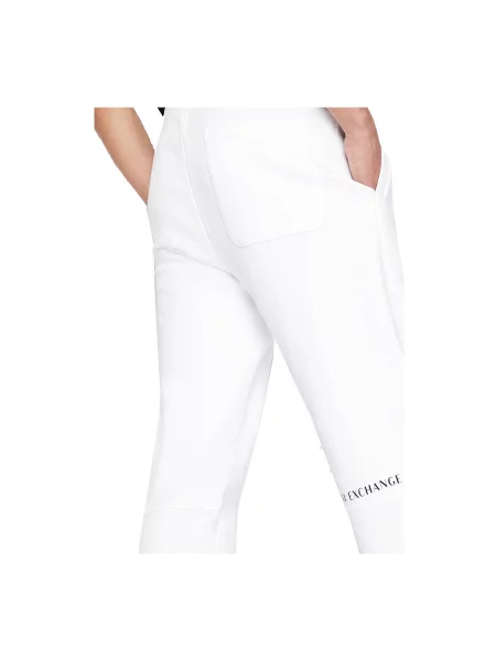 Pantaloni Eax alb