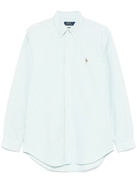Pruhovaná košile Polo Ralph Lauren zelená