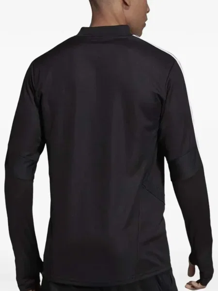 Pruhované krajkové pruhované tričko Adidas s vázáním šedé