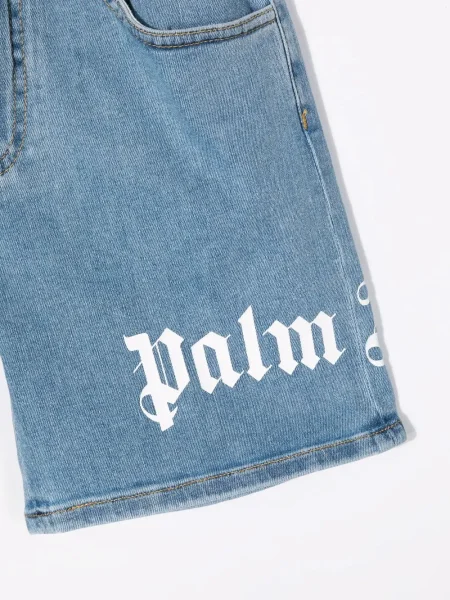 Τζιν σορτς Palm Angels μπλε