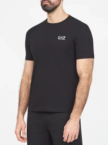 Футболка Ea7 Emporio Armani чорна