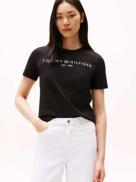Tommy Hilfiger Tricou | negru