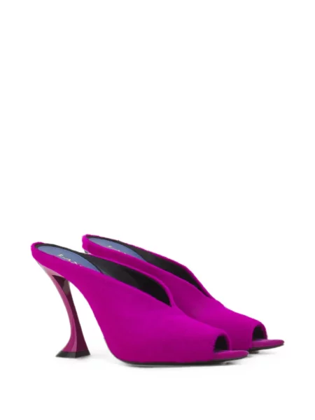 Papuci tip mules Lanvin roz