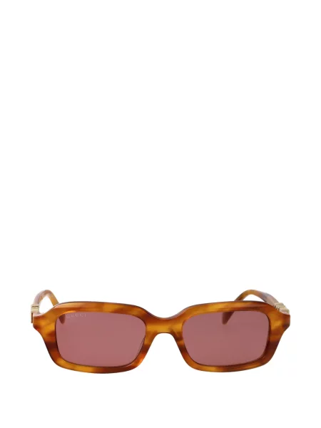 Слънчеви очила Gucci Eyewear с автограф кафяво