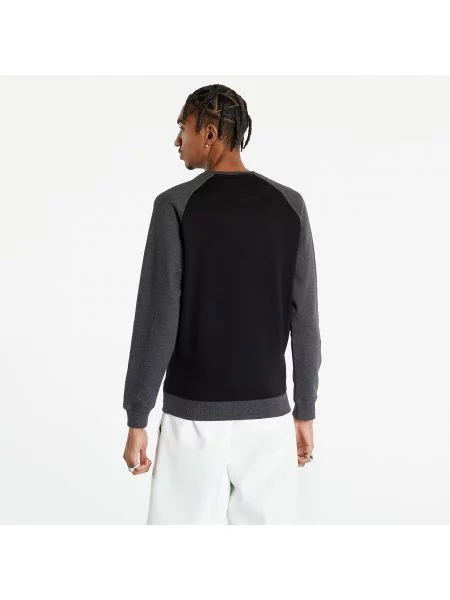 Φούτερ Urban Classics Raglan Crewneck Black/ Grey S μαύρο