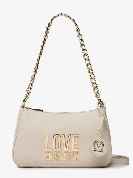 Сумка Love Moschino бежевая
