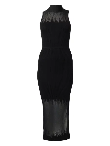 HUGO Rochie tricotat negru